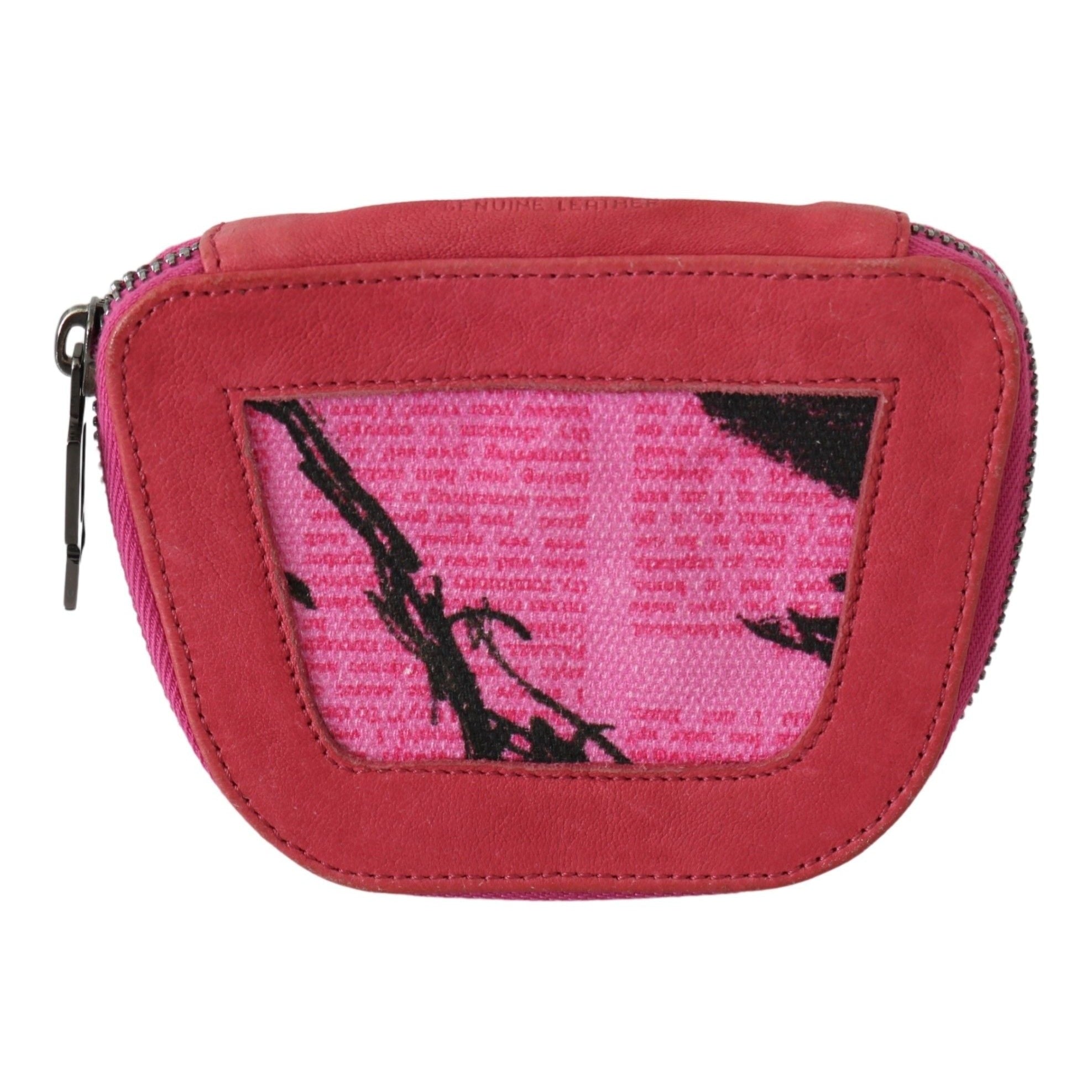 Elegant Pink Fabric Coin Wallet