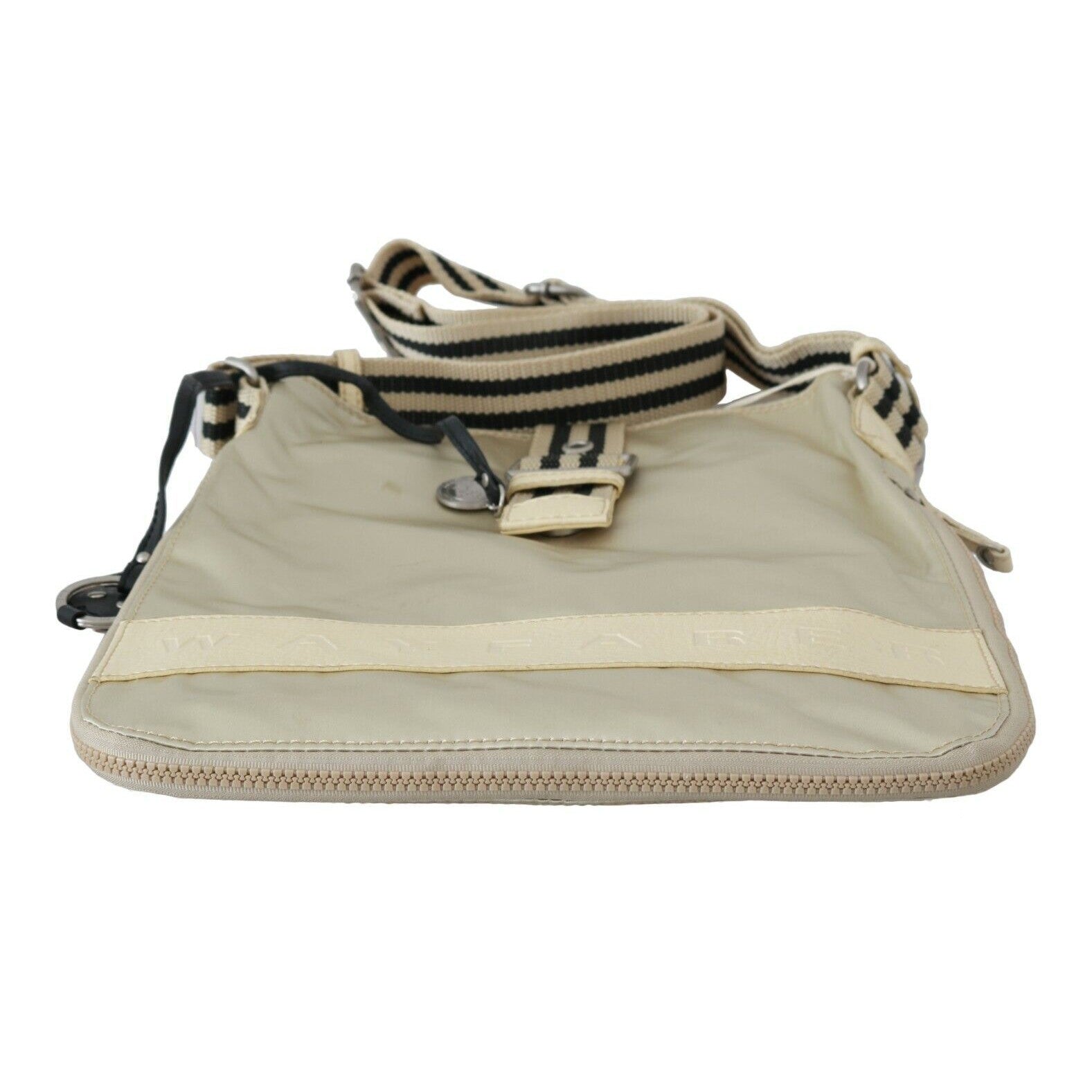 Chic Beige Fabric Handbag