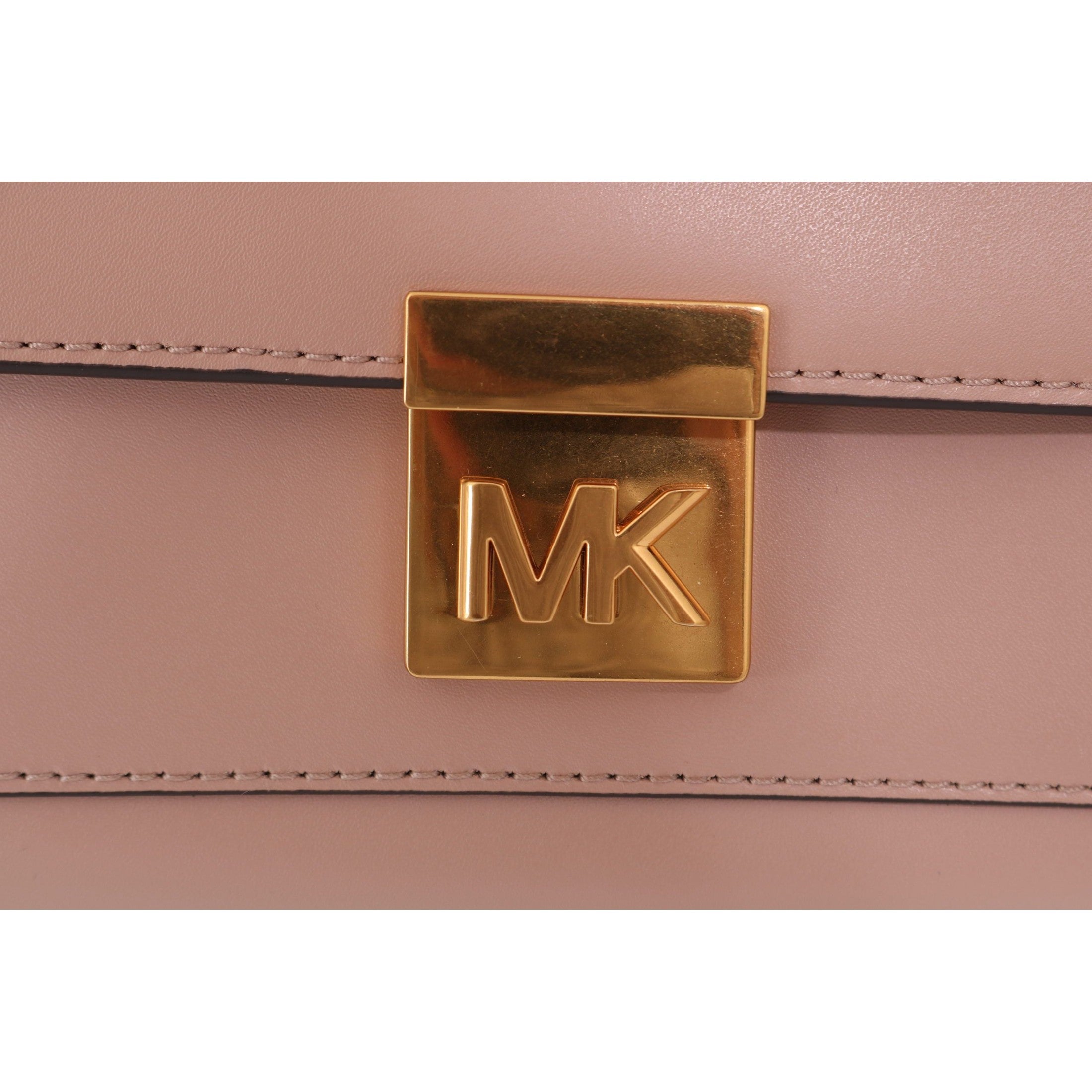 Elegant Pink Leather Mindy Shoulder Bag