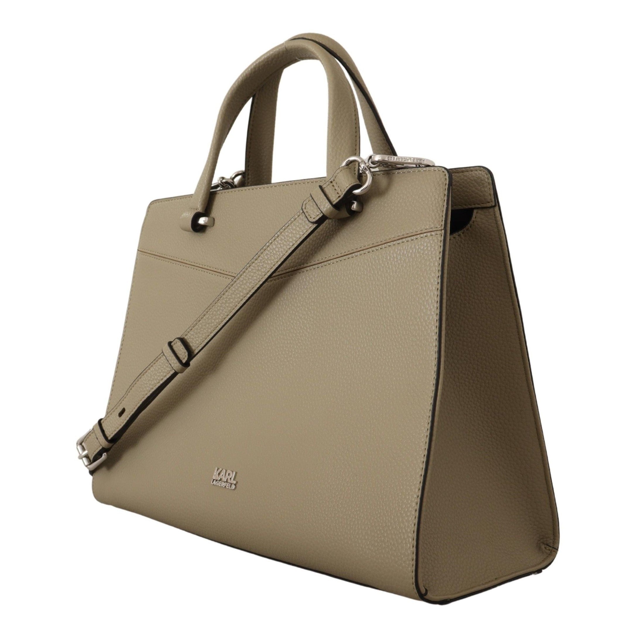 Enchanting Sage Green Leather Tote