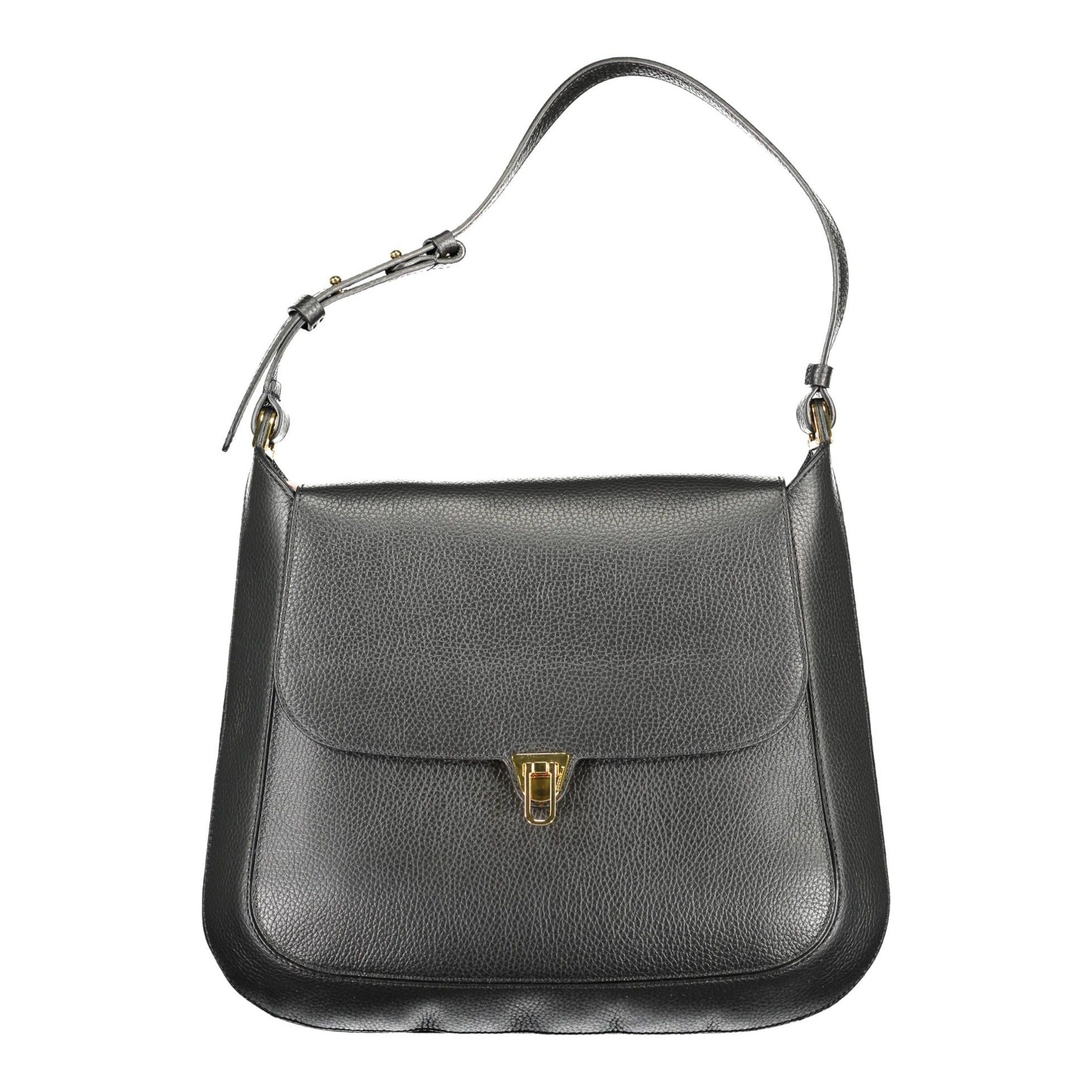 Black Leather Women Handbag