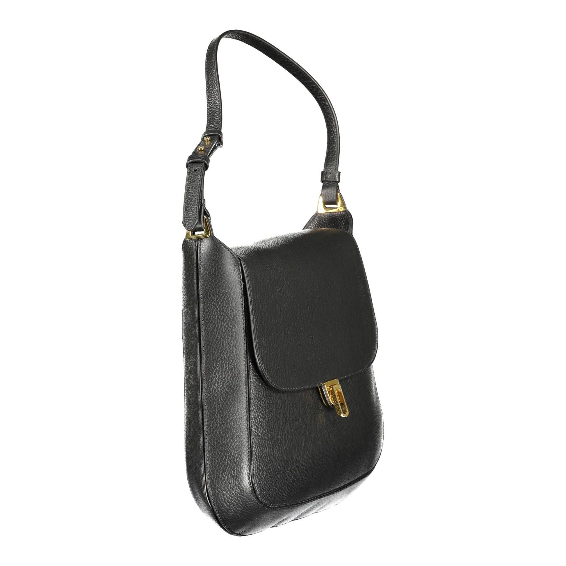 Black Leather Women Handbag