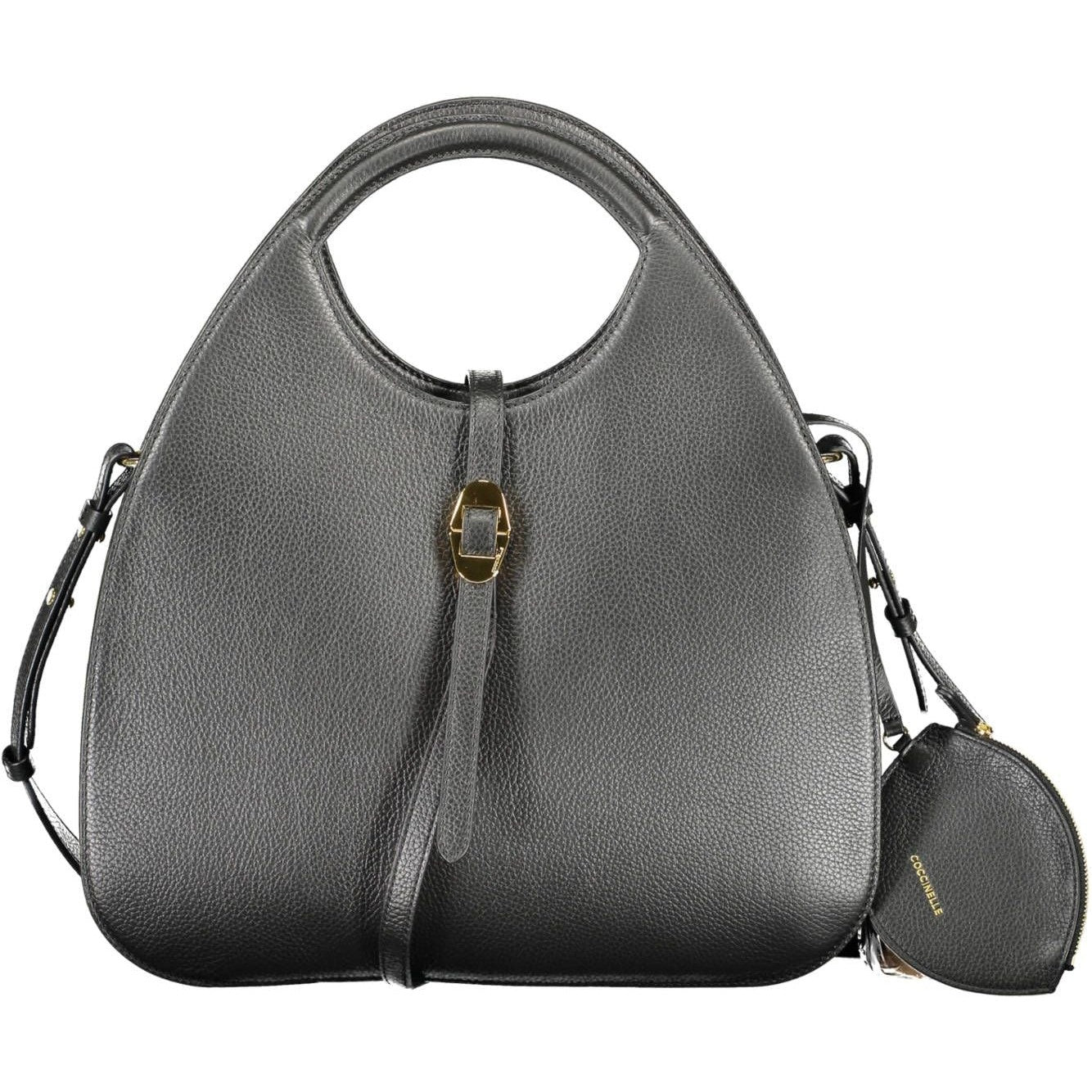 Black Leather Women Handbag