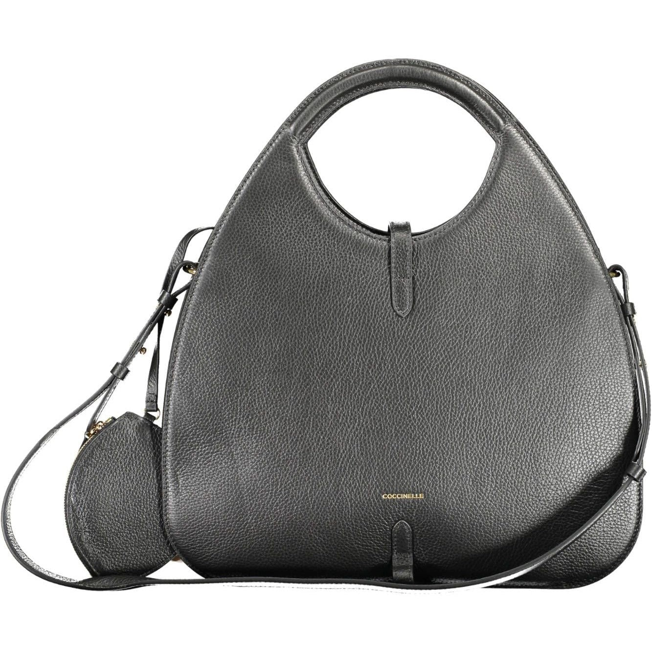 Black Leather Women Handbag