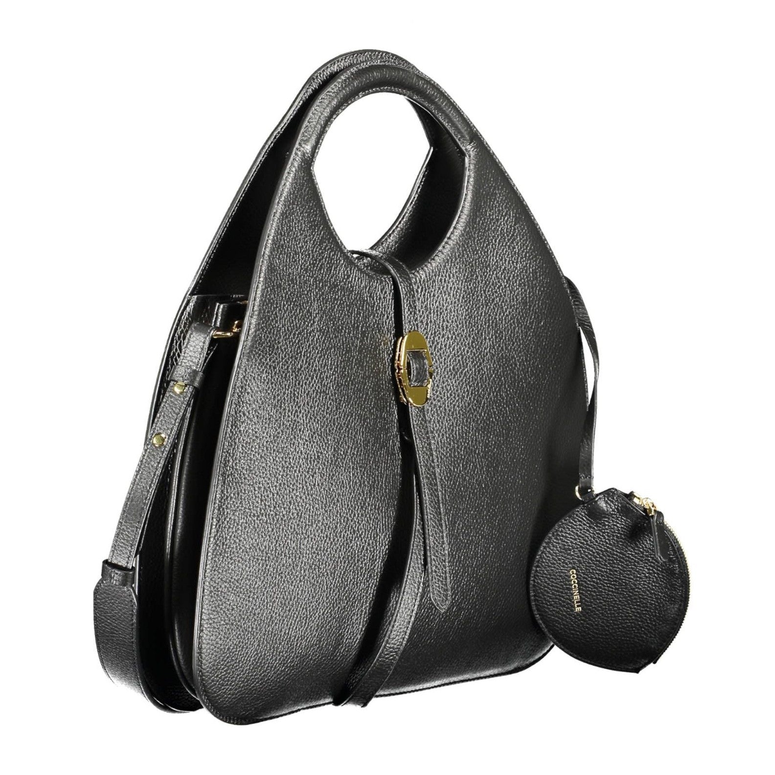 Black Leather Women Handbag