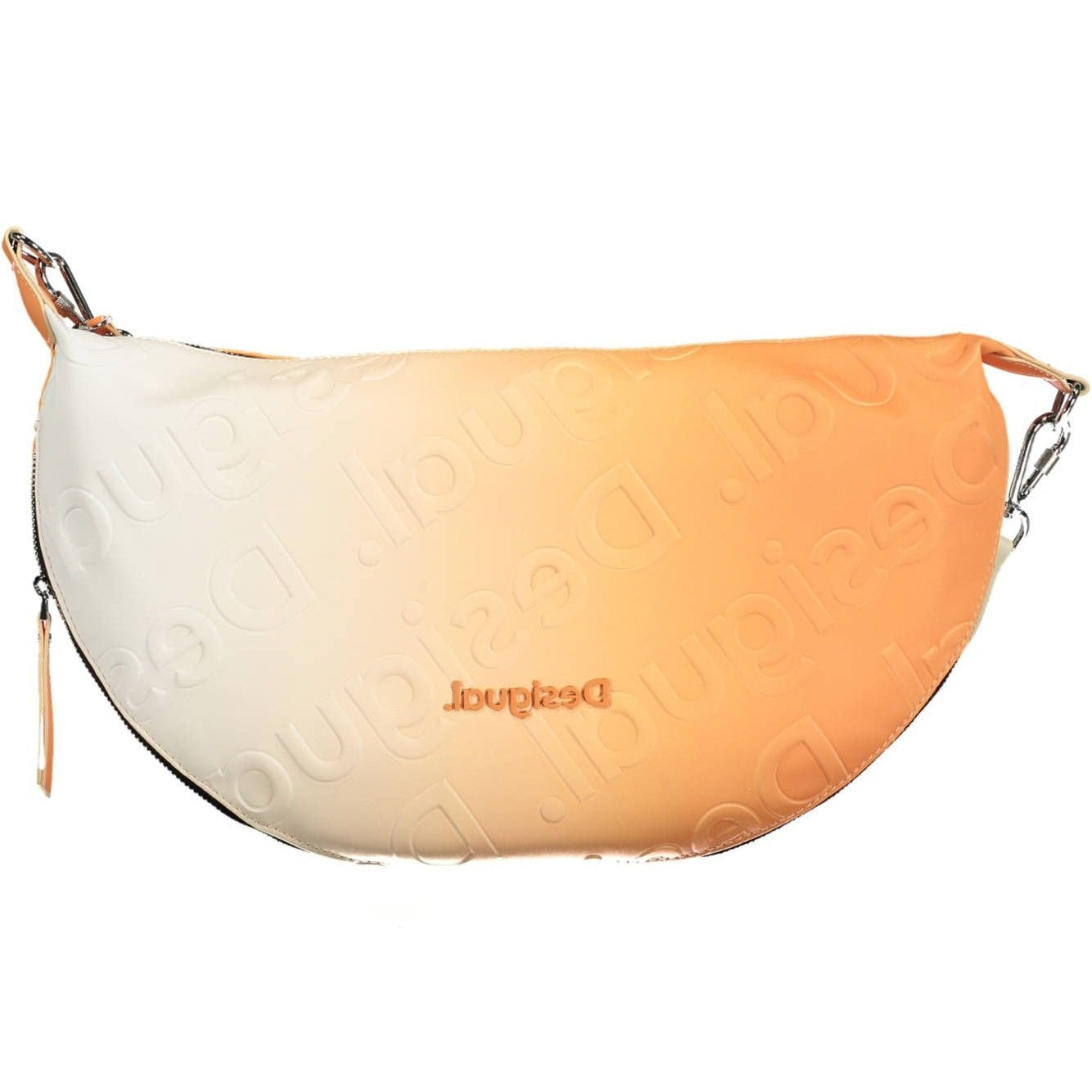 Orange Polyethylene Women Handbag