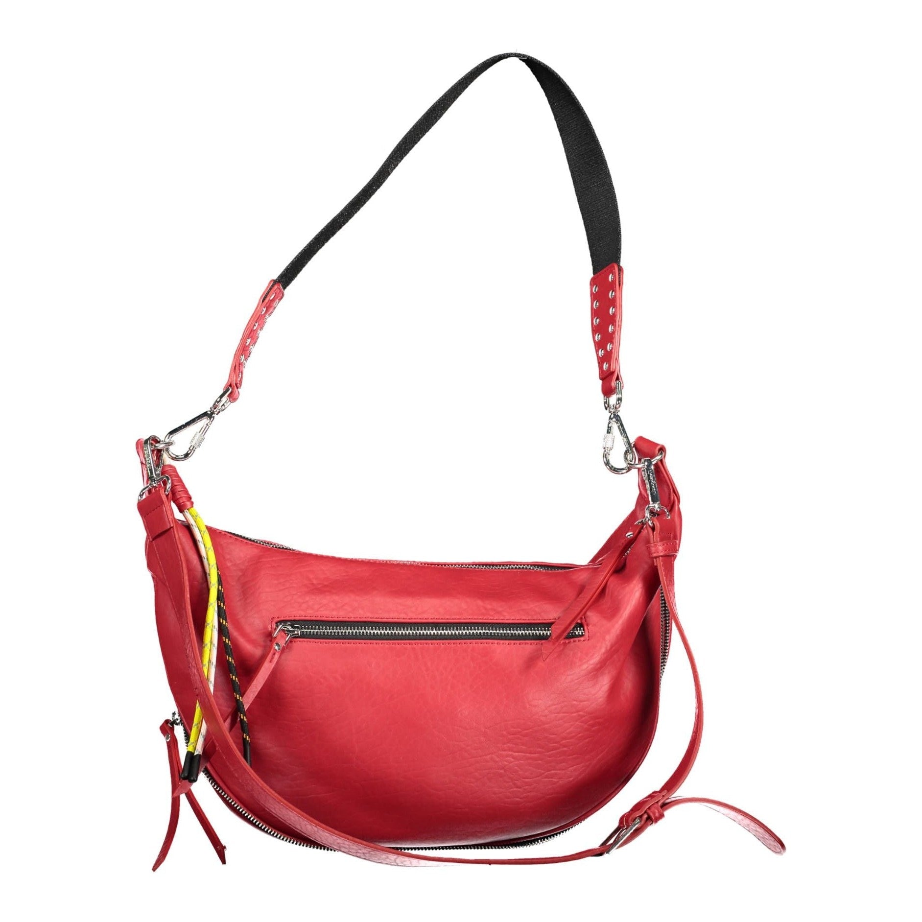 Red Polyethylene Women Handbag