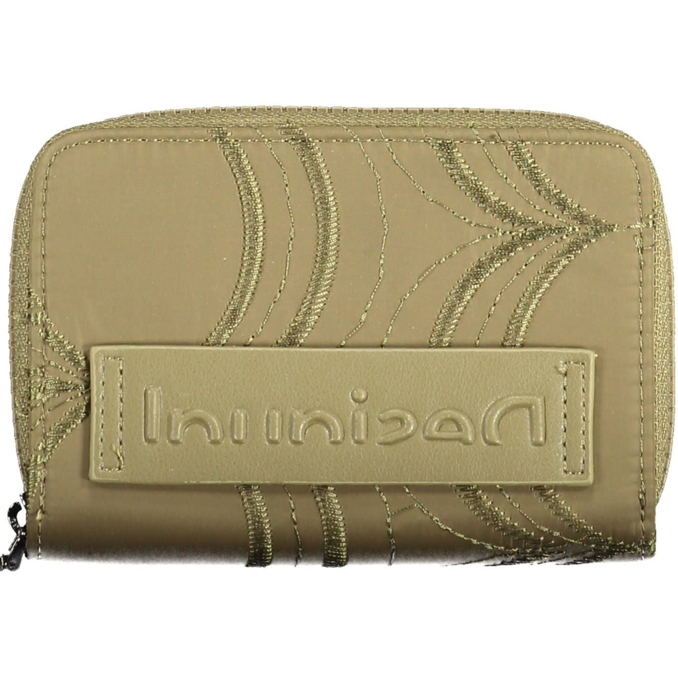 Green Polyester Women Wallet