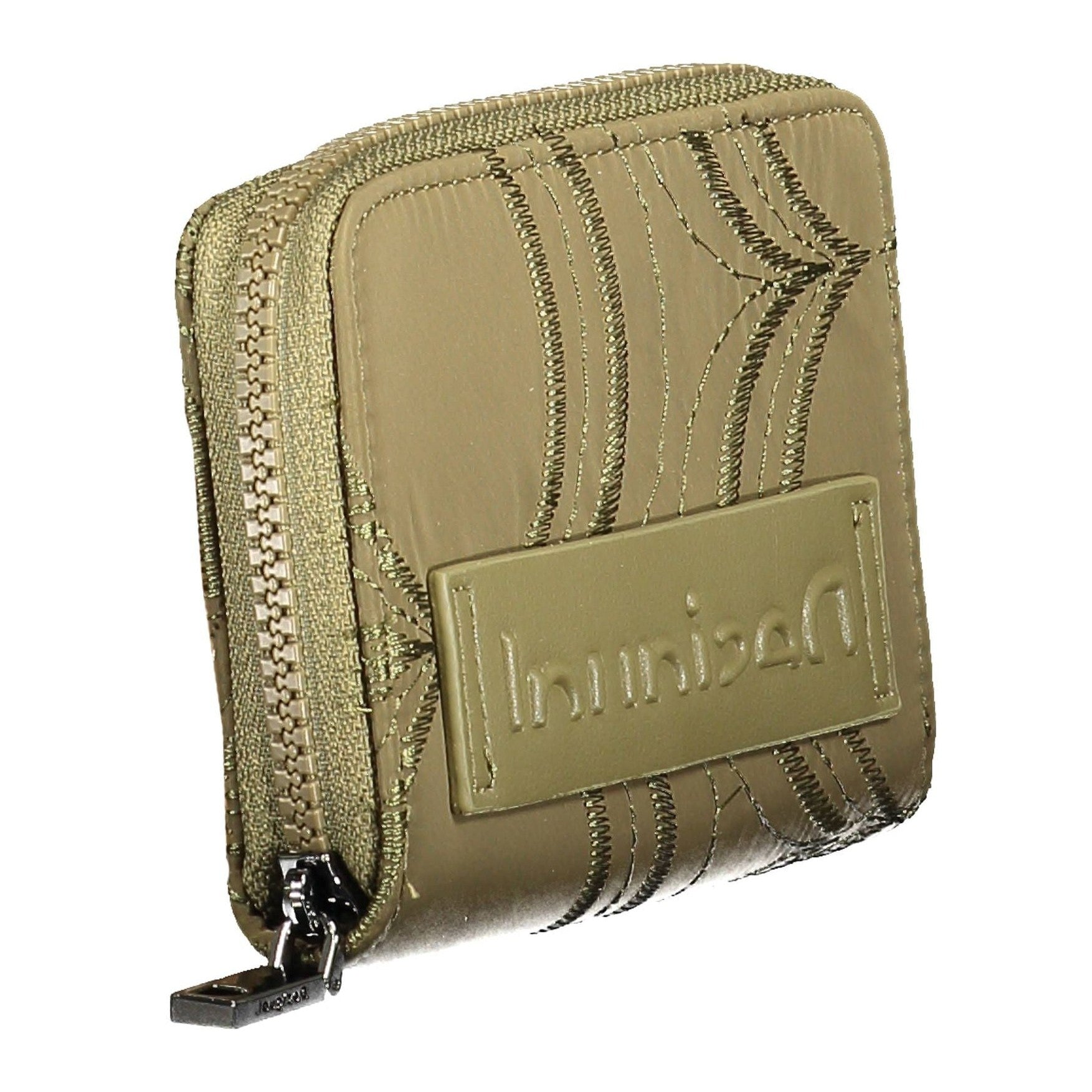 Green Polyester Women Wallet