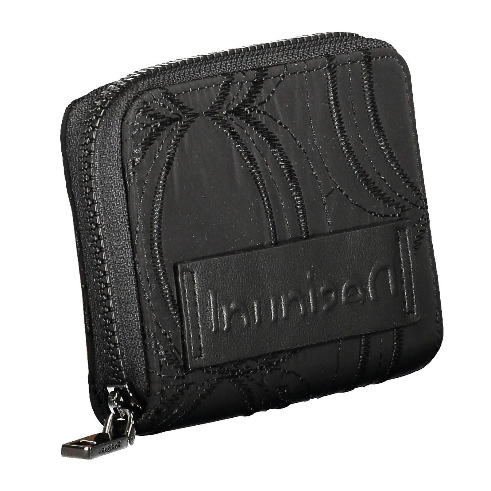 Black Polyester Women Wallet