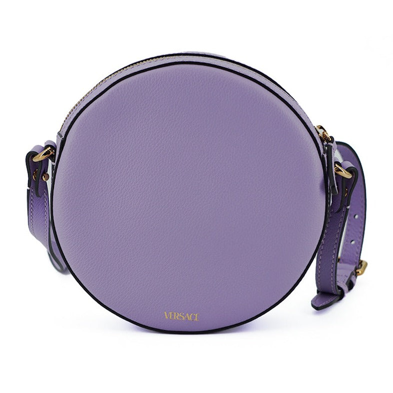 Elegant Purple Round Shoulder Bag