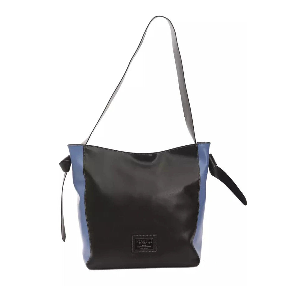 Black Leather Women Shoulder Bag