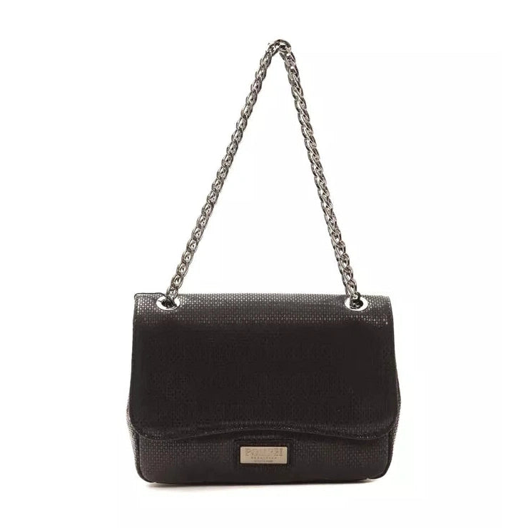 Black Leather Women Crossbody Bag