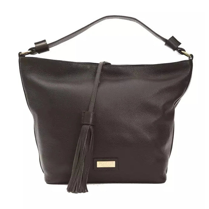 Brown Leather Women Shoulder Bag