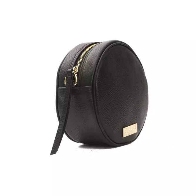 Black Leather Women Crossbody Bag