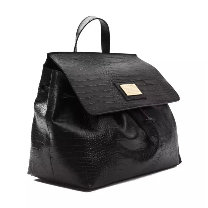 Black Leather Women Handbag