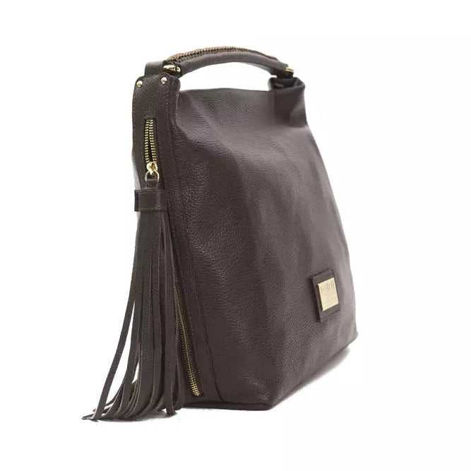 Brown Leather Women Shoulder Bag