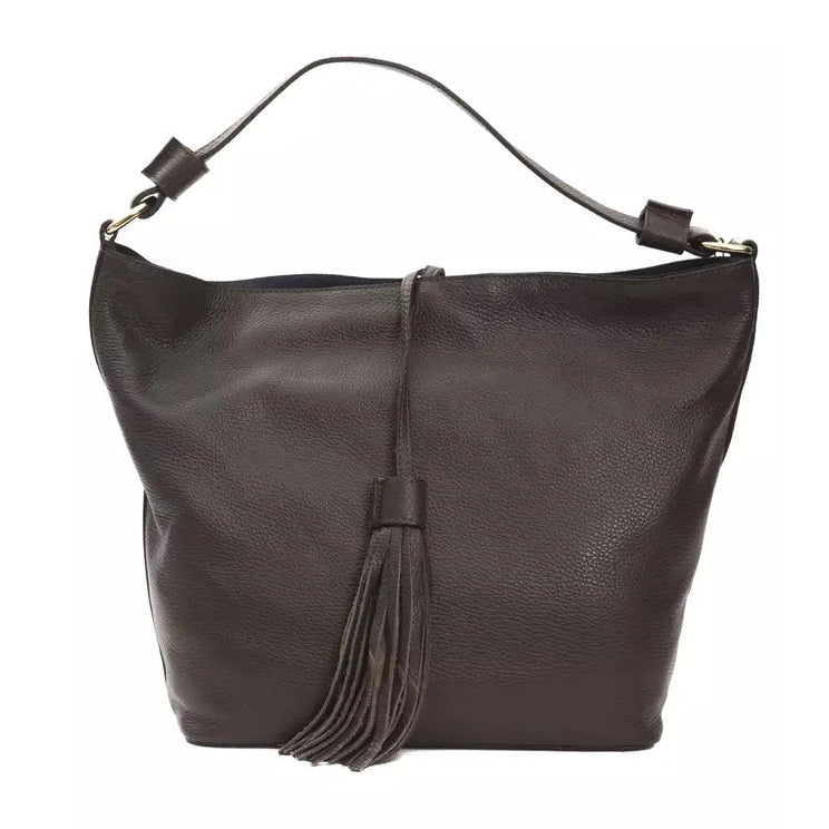 Brown Leather Women Shoulder Bag