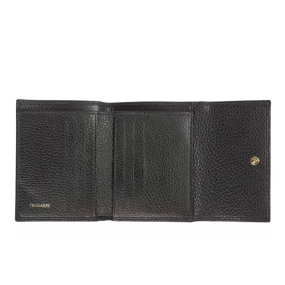 Black Leather Women Wallet