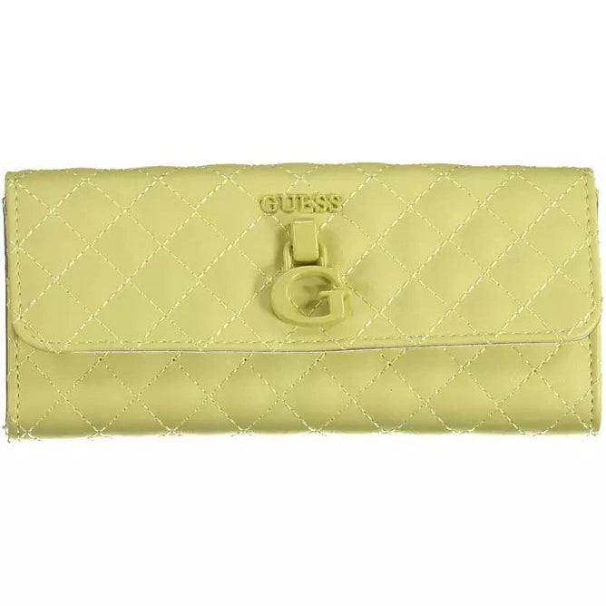 Yellow Polyethylene Women Wallet