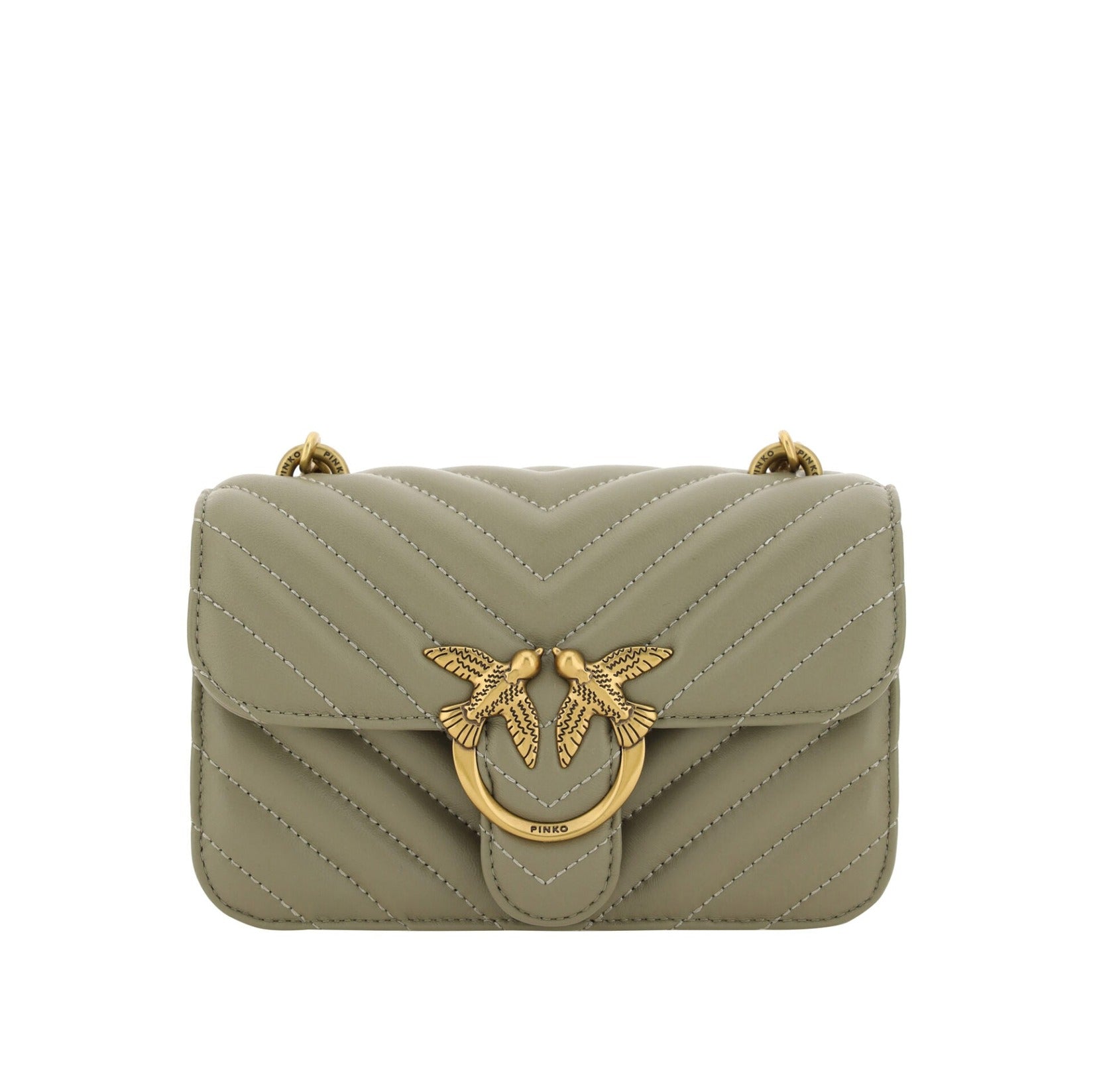 Chic Mini Love Bell Shoulder Bag in Noce Green