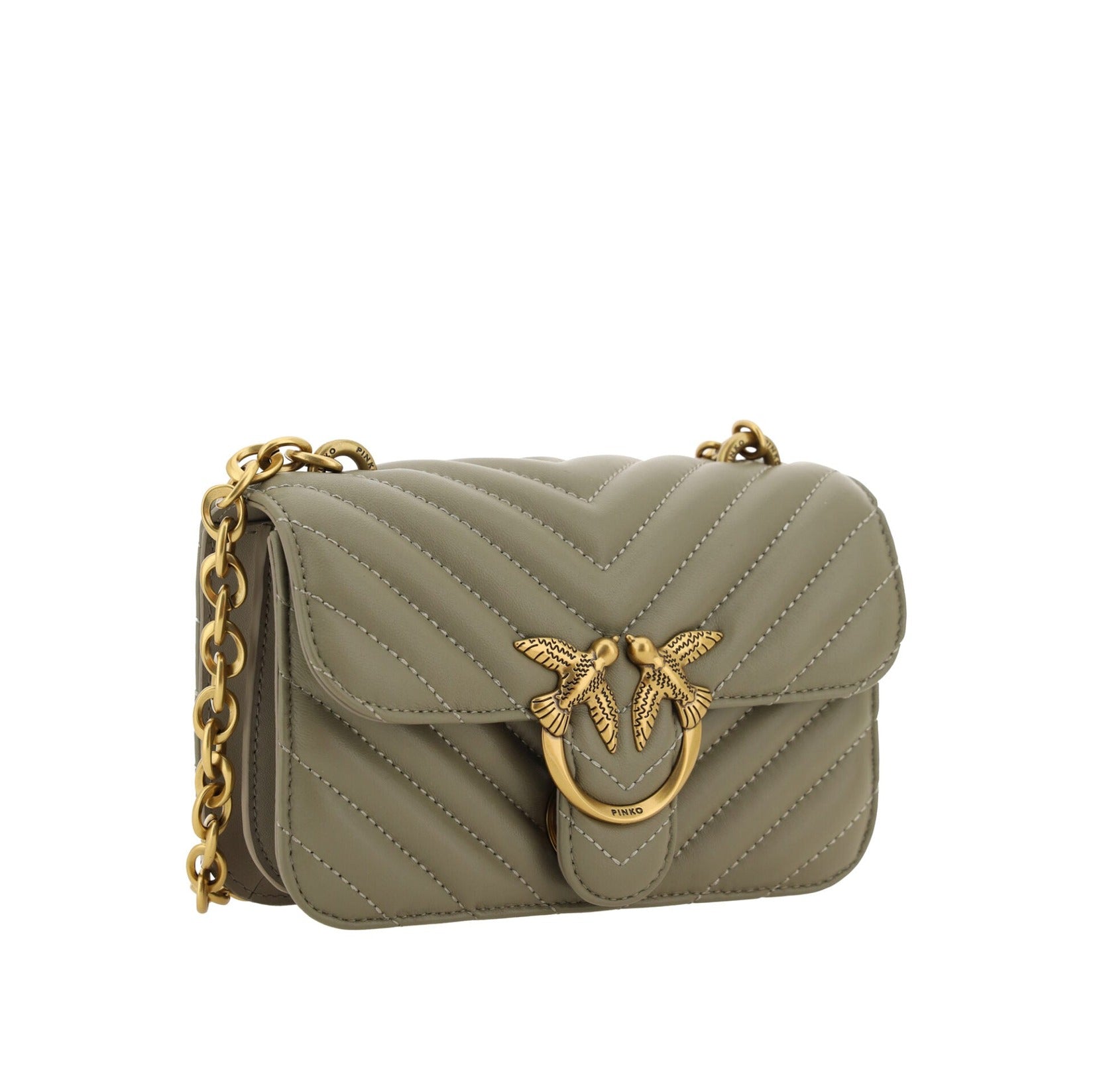 Chic Mini Love Bell Shoulder Bag in Noce Green