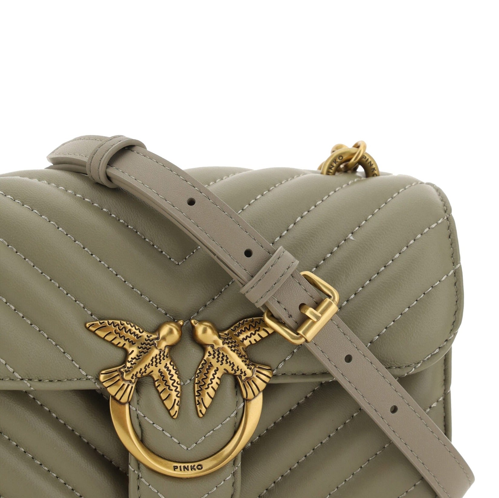 Chic Mini Love Bell Shoulder Bag in Noce Green