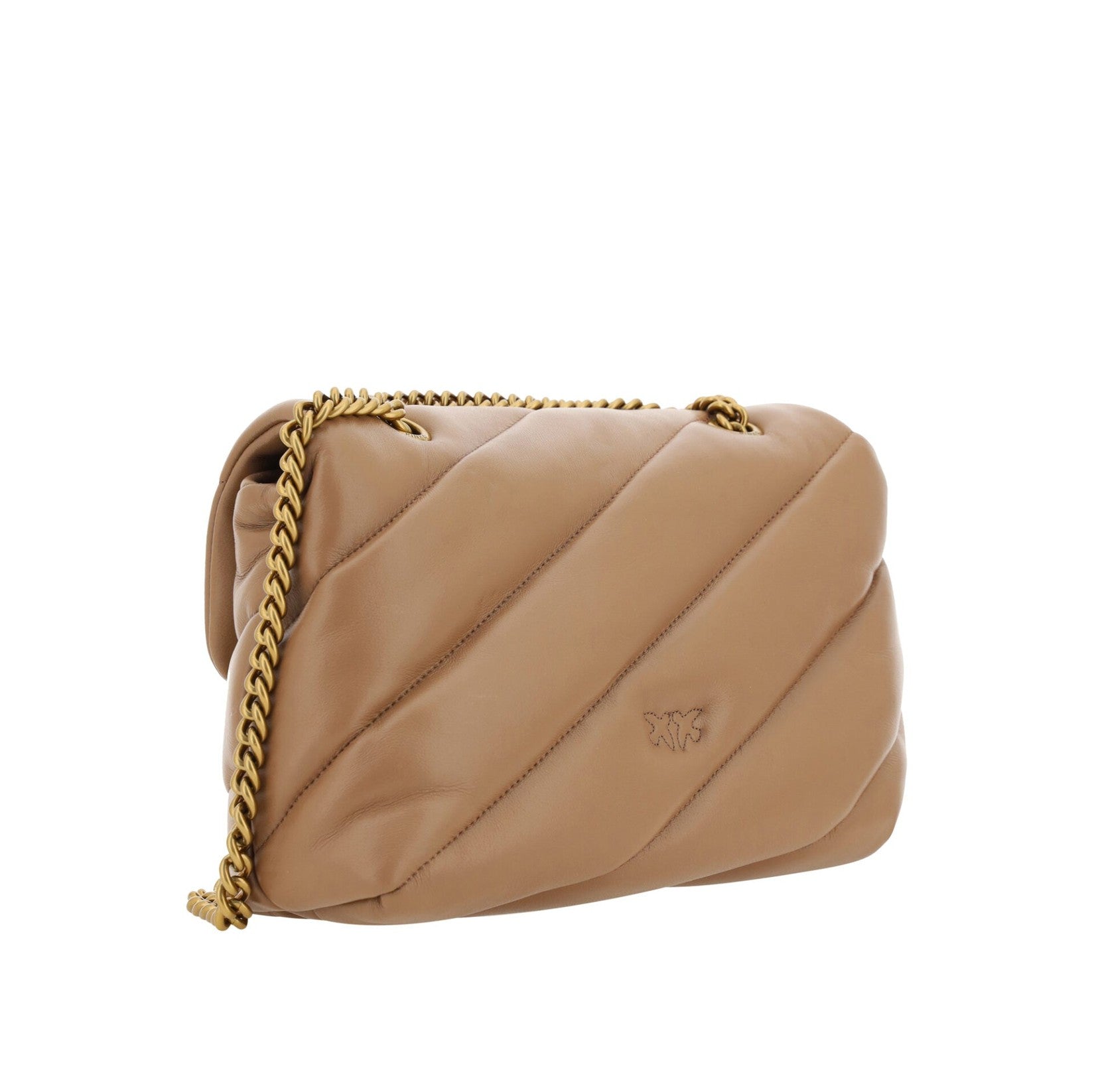 Elegant Quilted Calf Leather Shoulder Bag