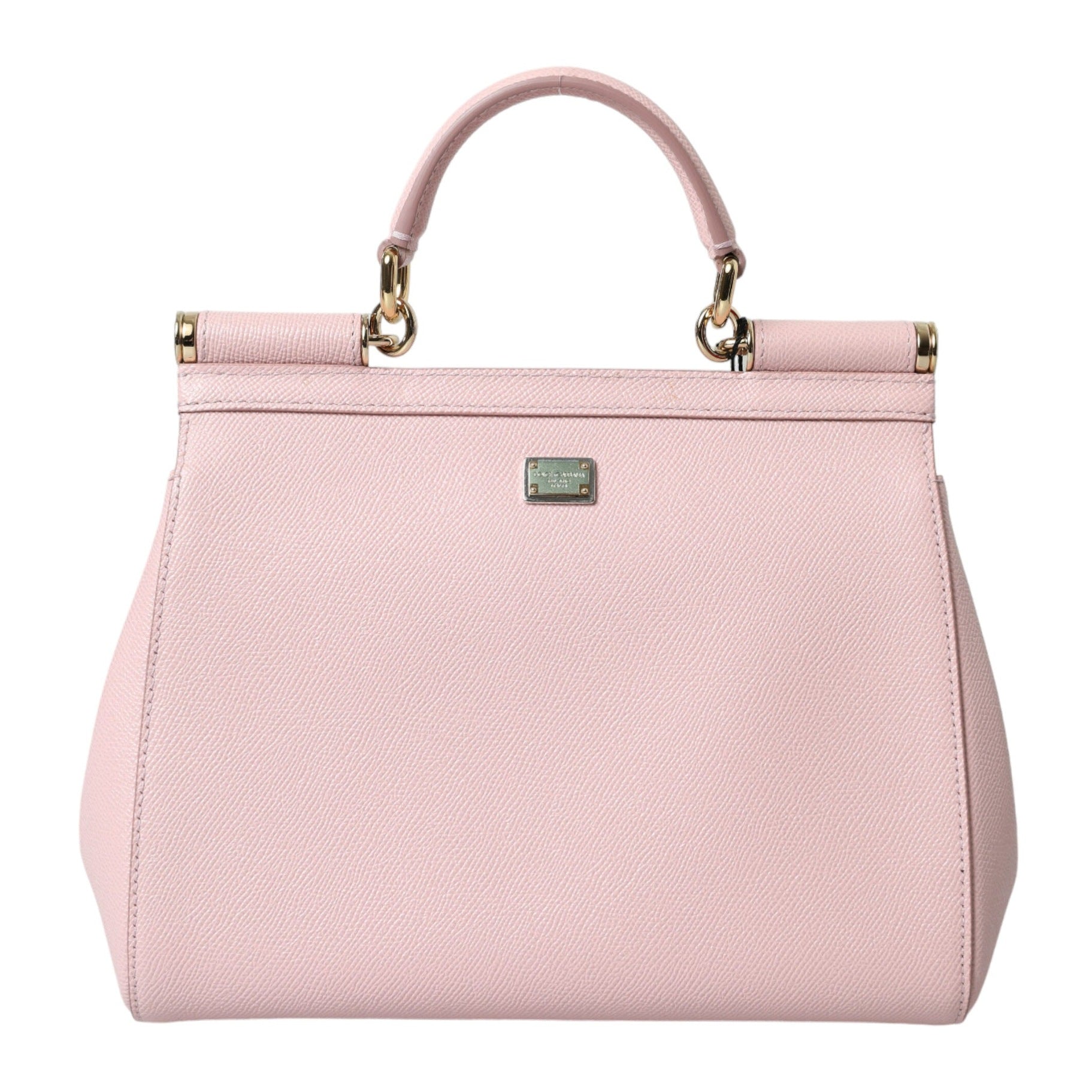 Chic Pink Sicily Leather Shoulder Bag