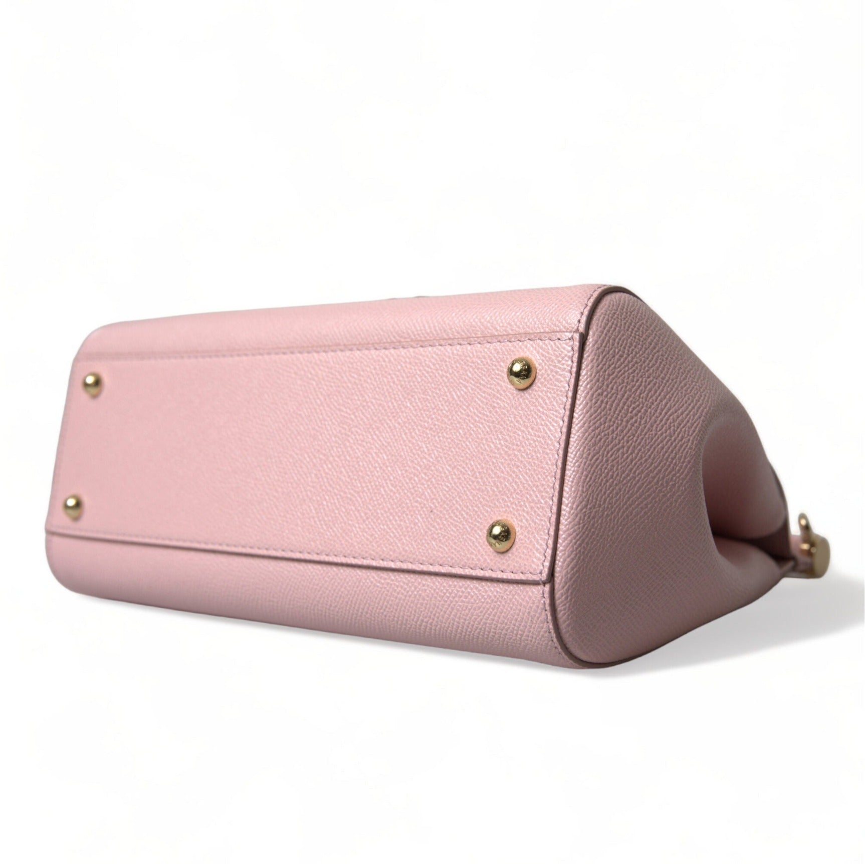 Chic Pink Sicily Leather Shoulder Bag