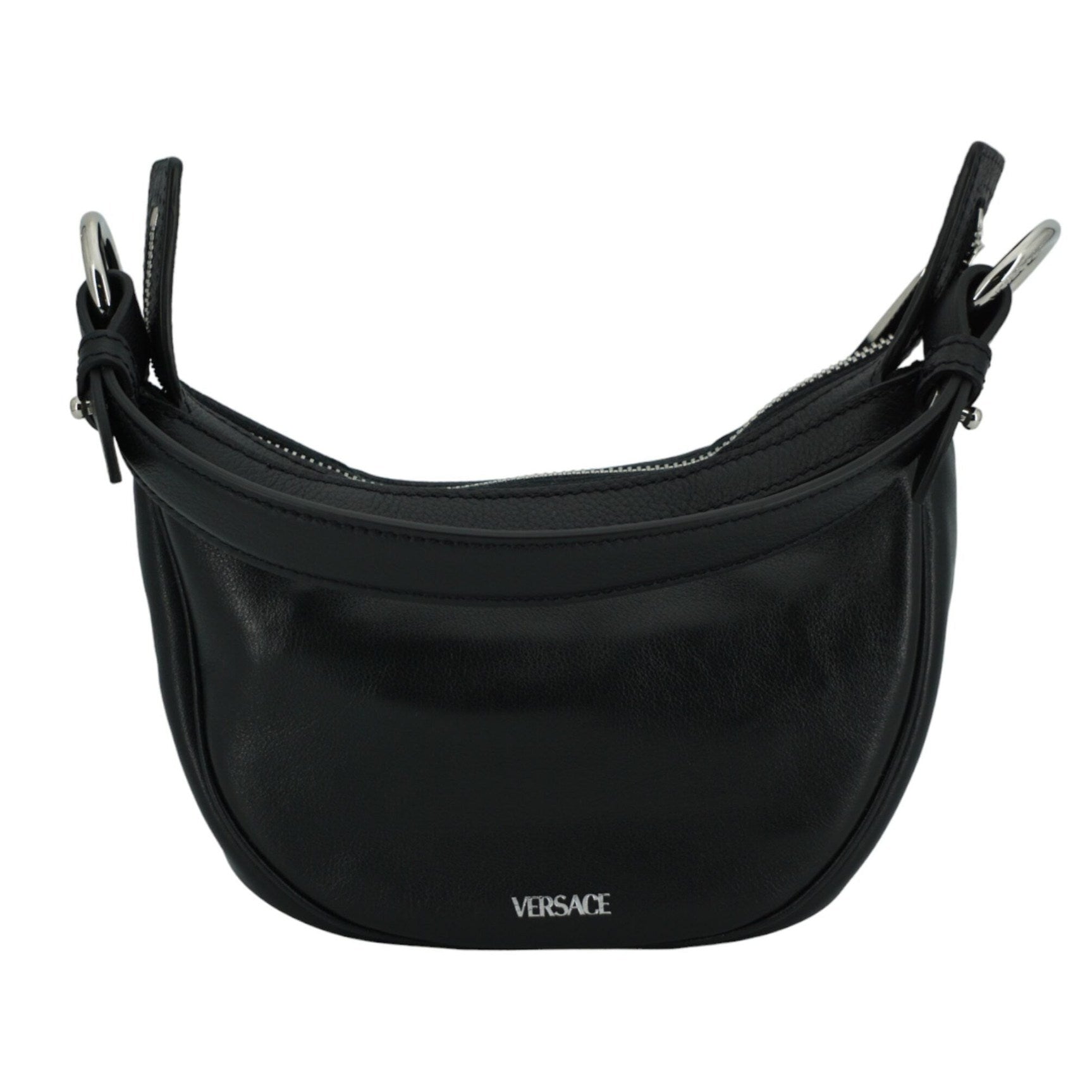 Elegant Black Mini Hobo Shoulder Bag