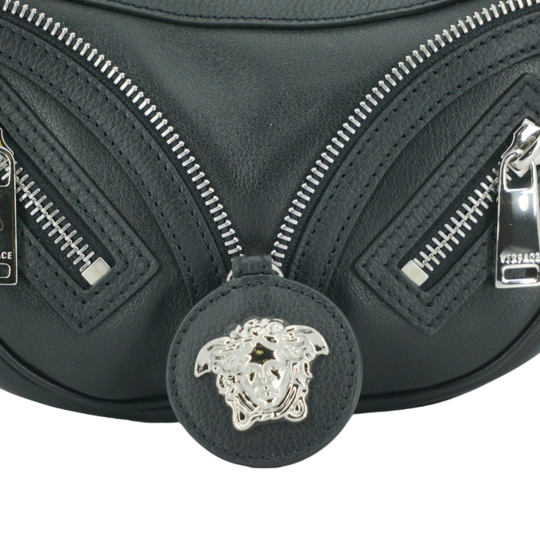 Elegant Black Mini Hobo Shoulder Bag