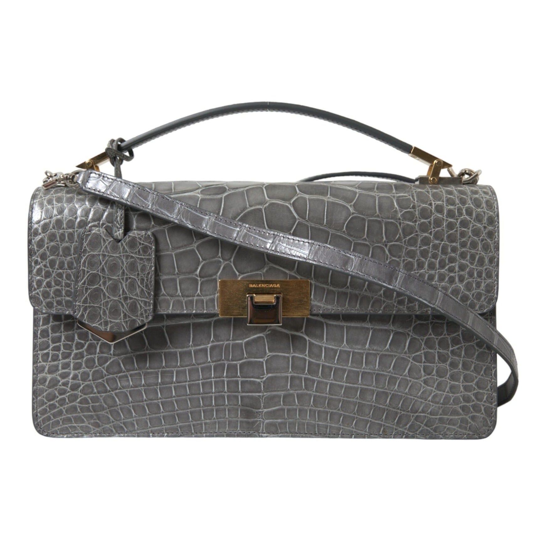 Alligator Leather Medium Shoulder Bag