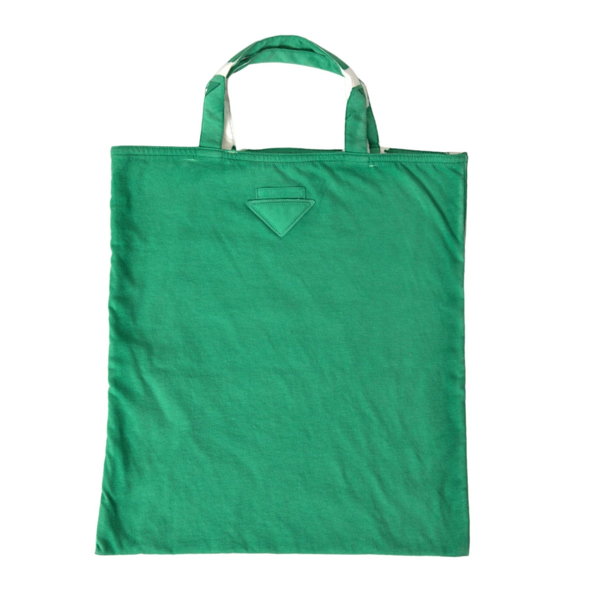 Elegant Green Fabric Tote Bag