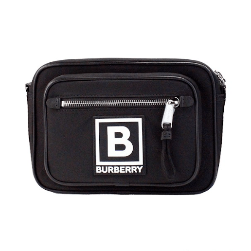 Paddy Small Black Nylon Logo Camera Belt Fanny Pack Bag