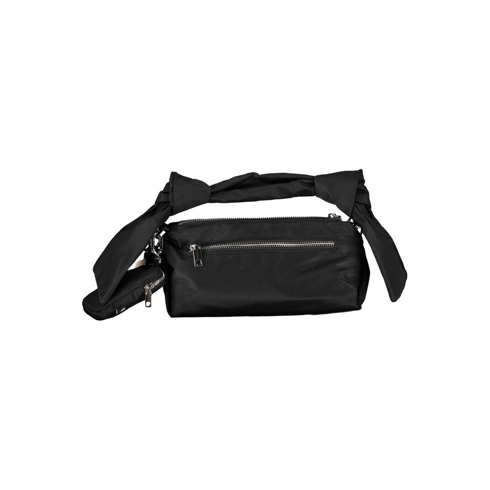 Black Polyester Handbag