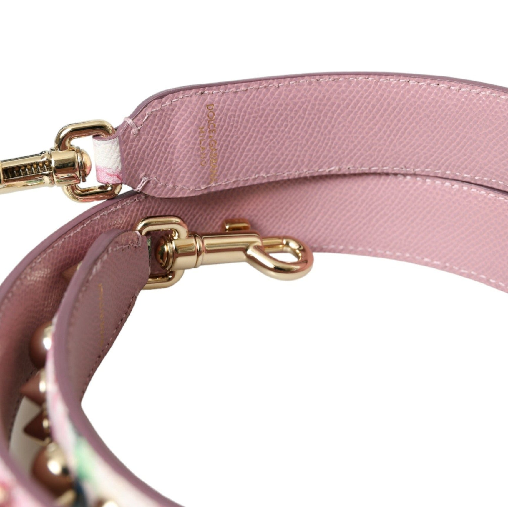 Pink Floral Handbag Accessory Shoulder Strap