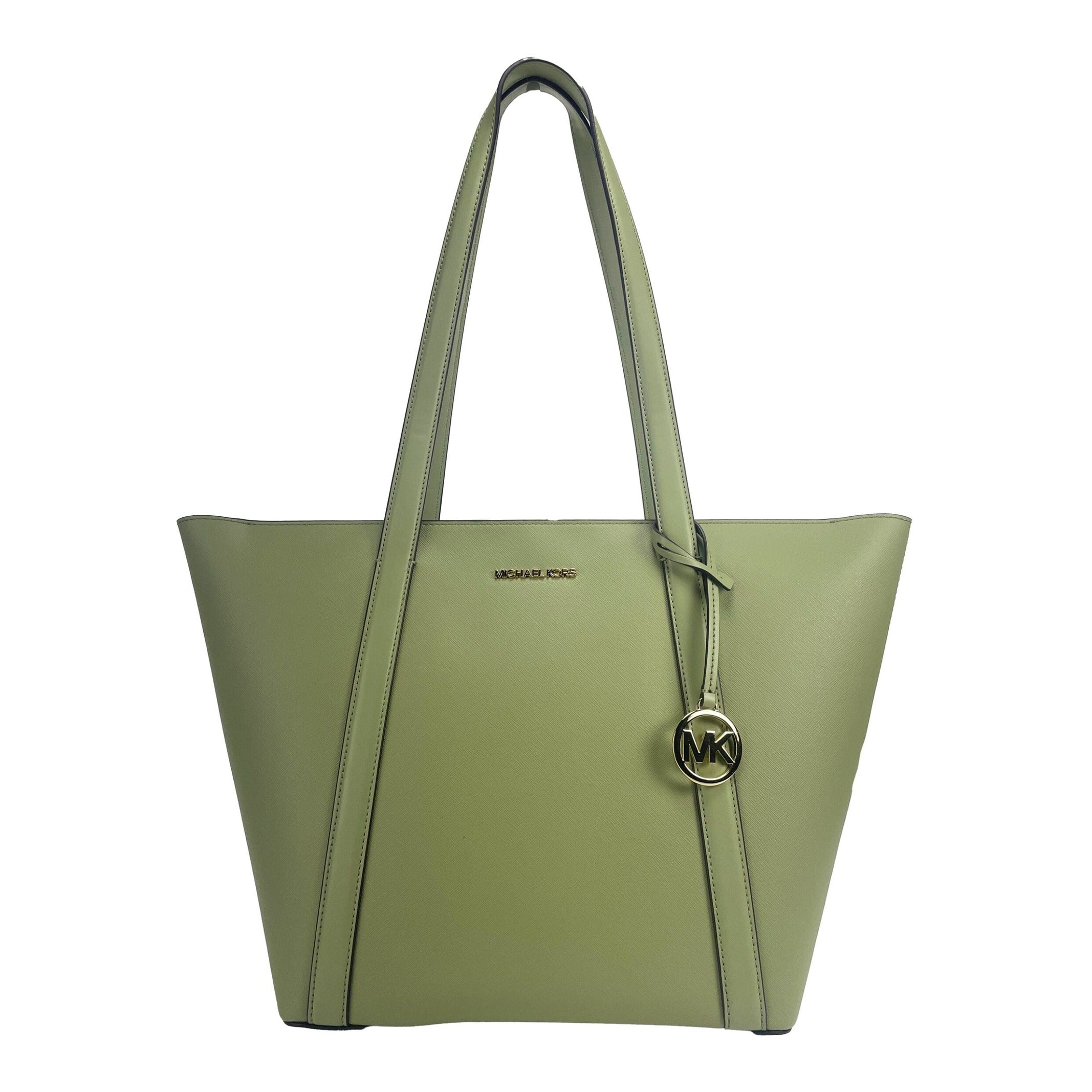 Large Pratt Shoulder Zip Tote Bag Light Sage