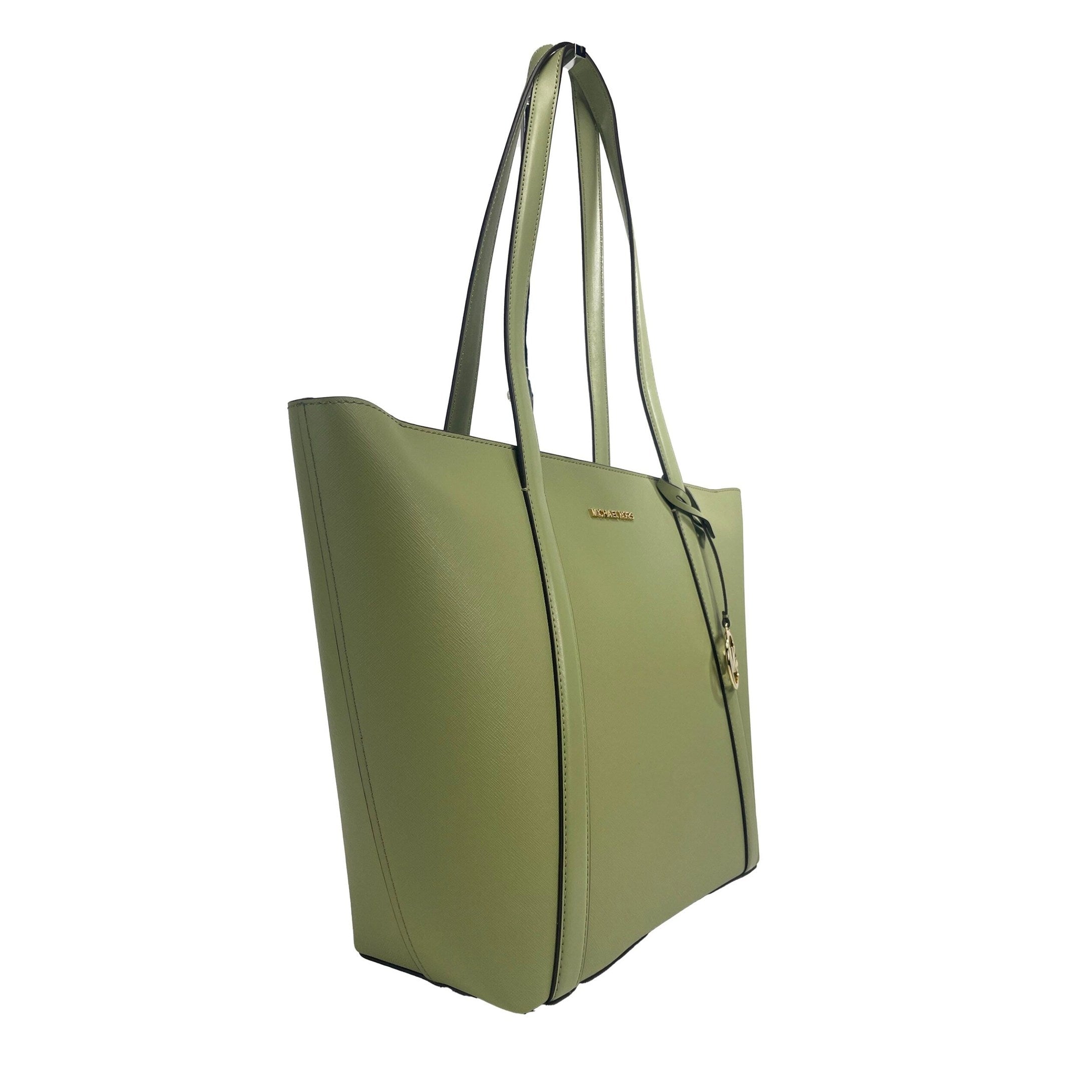 Large Pratt Shoulder Zip Tote Bag Light Sage