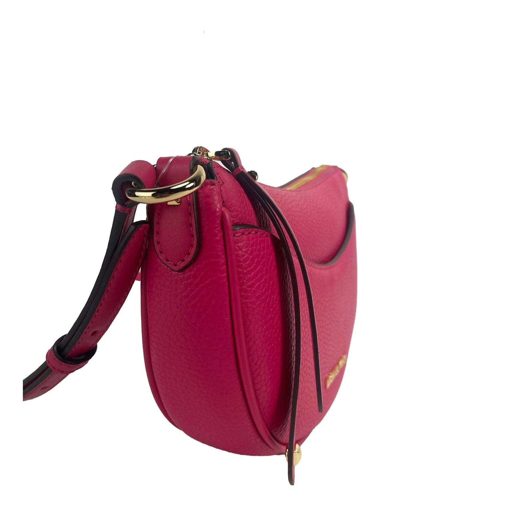 Dover Small Pink Half Moon Crossbody Bag Purse