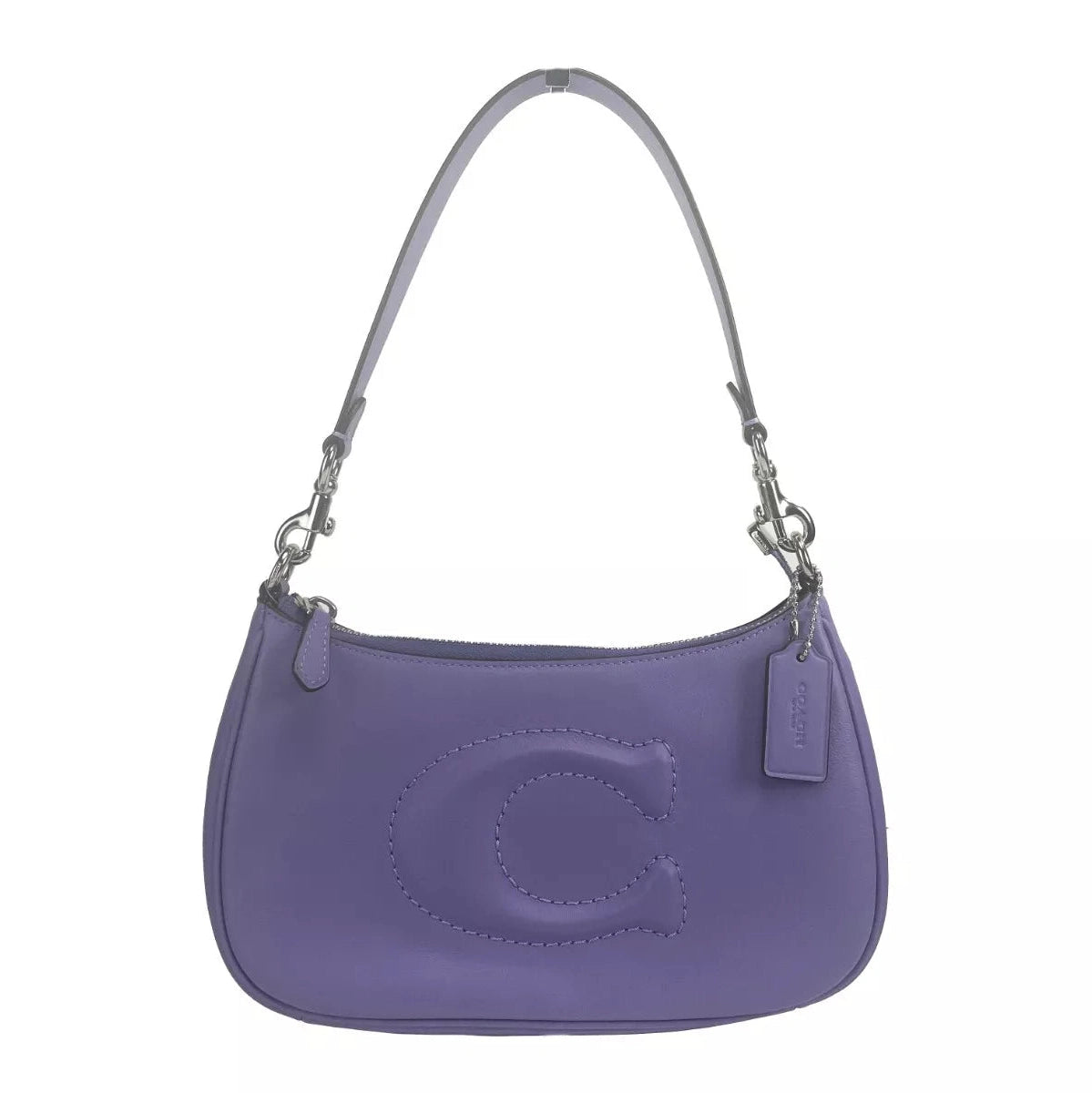 Teri Smooth Leather Crossbody Bag Purse Purple