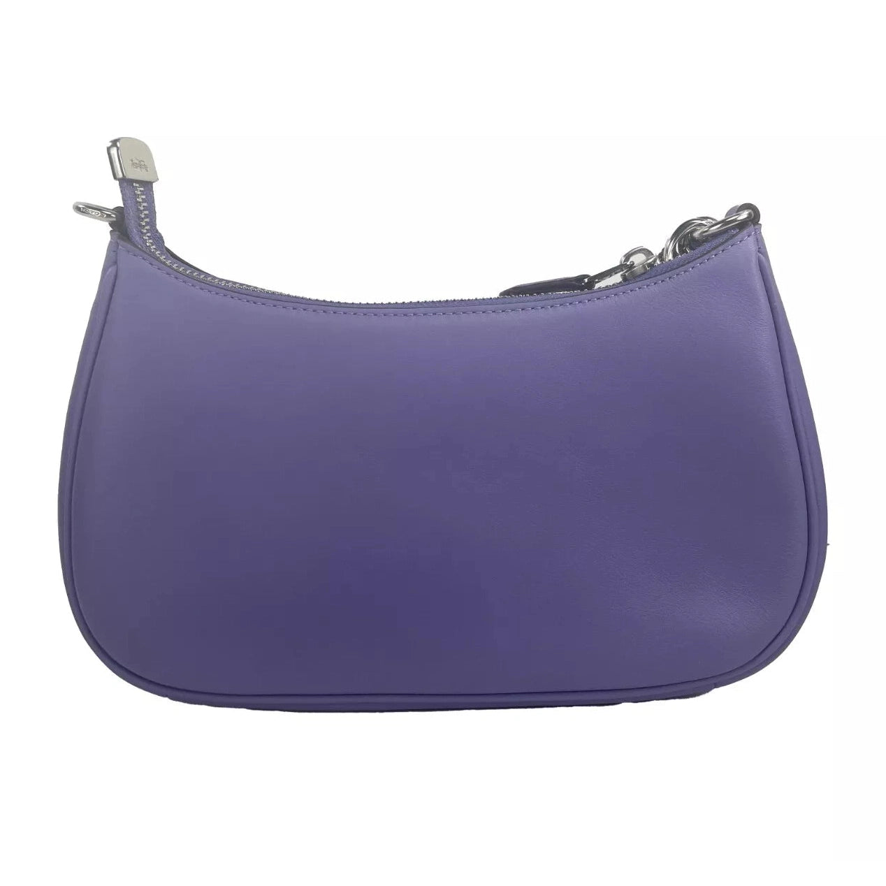 Teri Smooth Leather Crossbody Bag Purse Purple