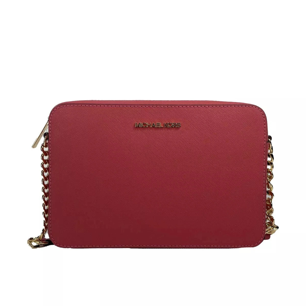 Jet Set Large East West Leather Crossbody Bag Light Berry Sorbet