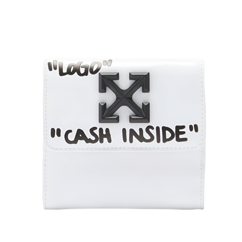 White Leather Wallet