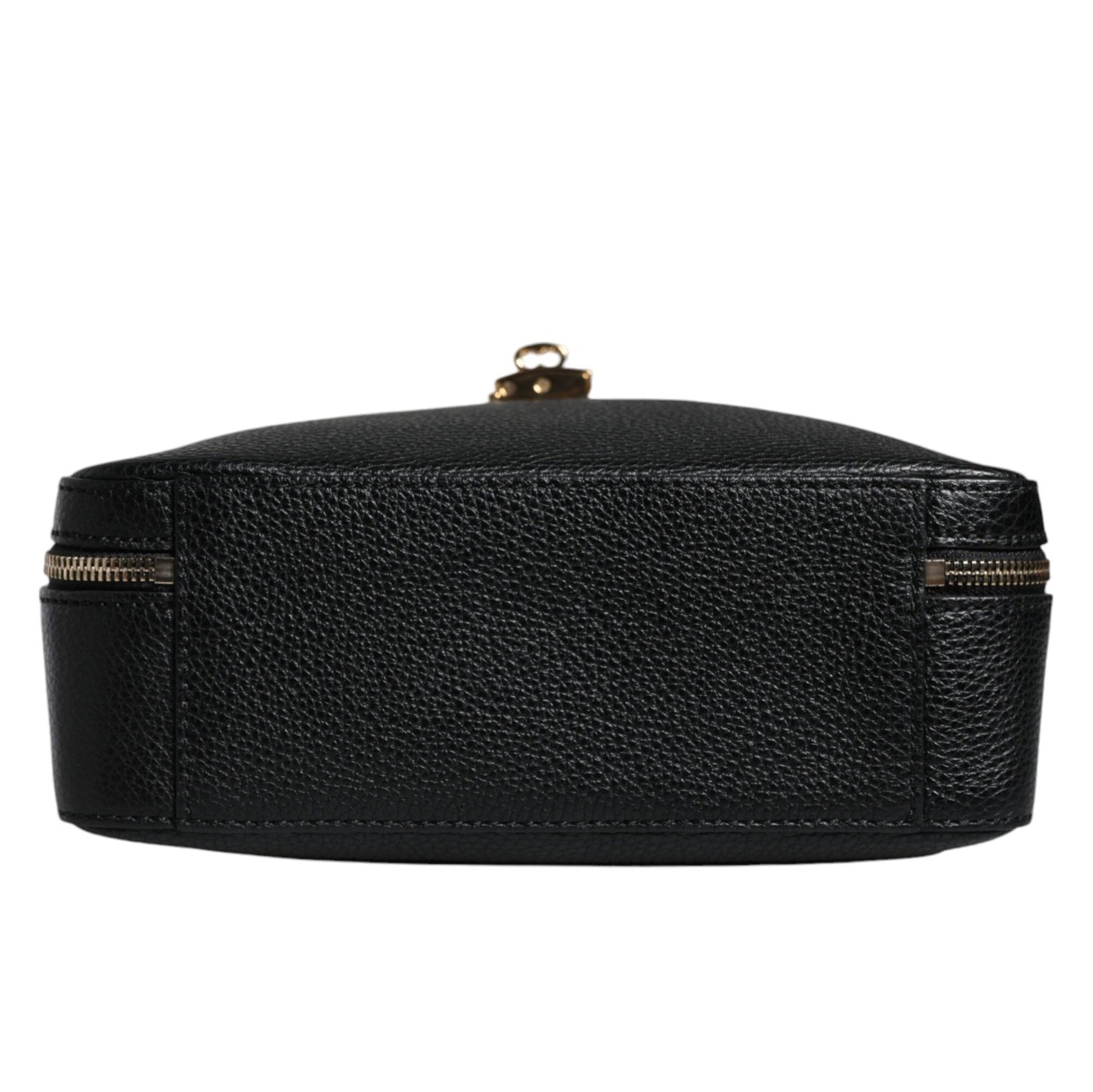 Black Calfskin Leather Welcome Handbag Bag