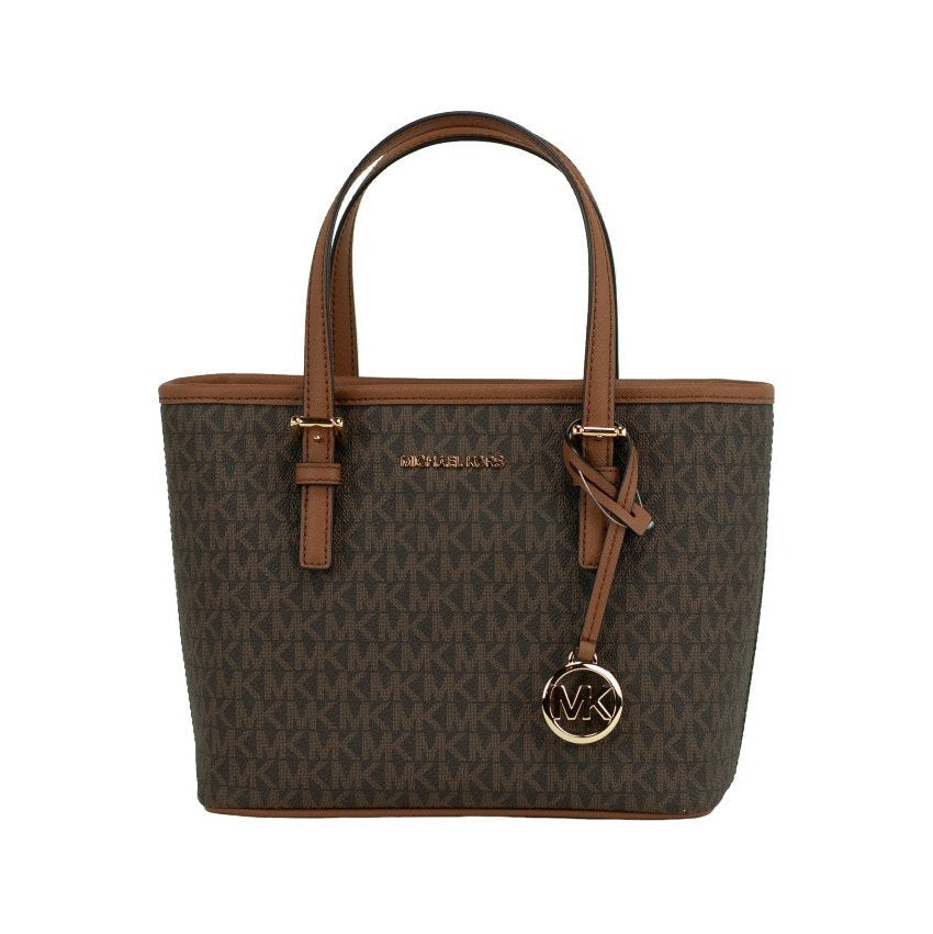 Jet Set Brown Signature XS Carryall Bag Purse