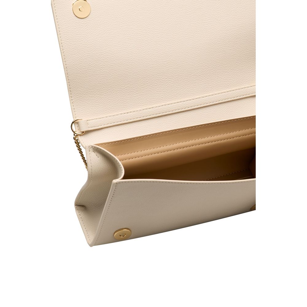 Beige Polyethylene Women Crossbody