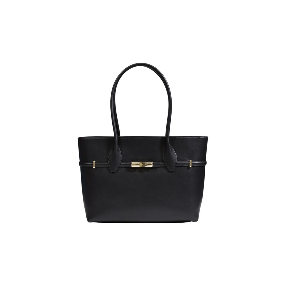 Black Leather Handbag