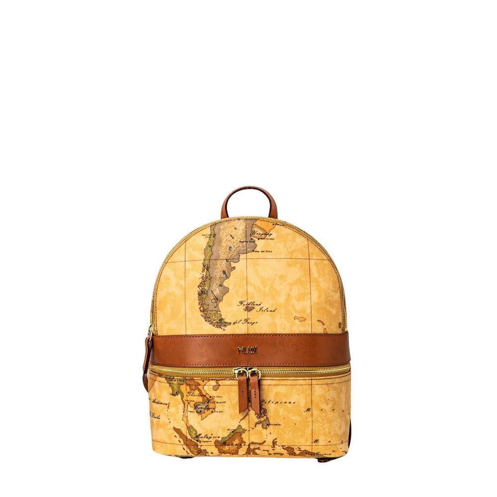 Beige Leather Backpack