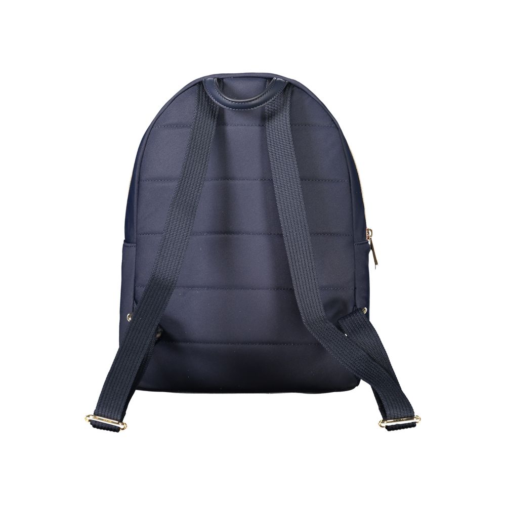 Blue Polyester Backpack